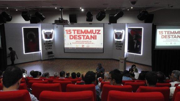 15 Temmuz Demokrasi ve Milli Birlik Günü İlçe Programı Şehit Mehmet Güder Anadolu İmam Hatip Lisesi´nde Gerçekleştirildi.