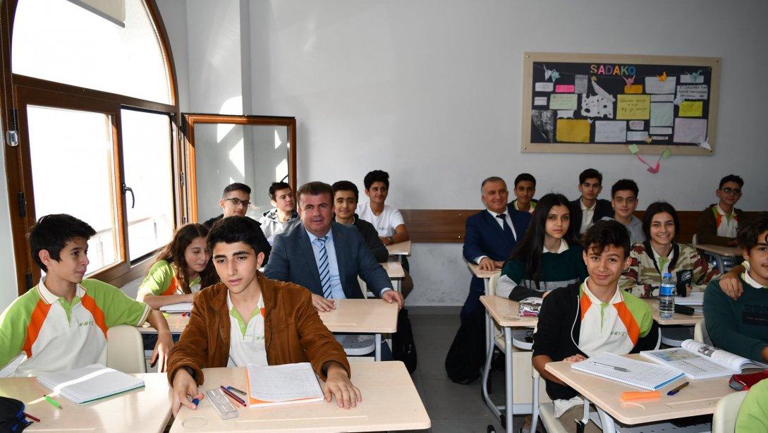 İlçe Milli Eğitim Müdürümüz Hacı Bektaşı Veli Anadolu Lisesini Ziyaret Etti 