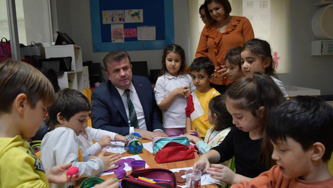 İlçe Milli Eğitim Müdürümüz Sayın Ramazan Aşcı Belediye Anaokulunu Ziyaret Etti 