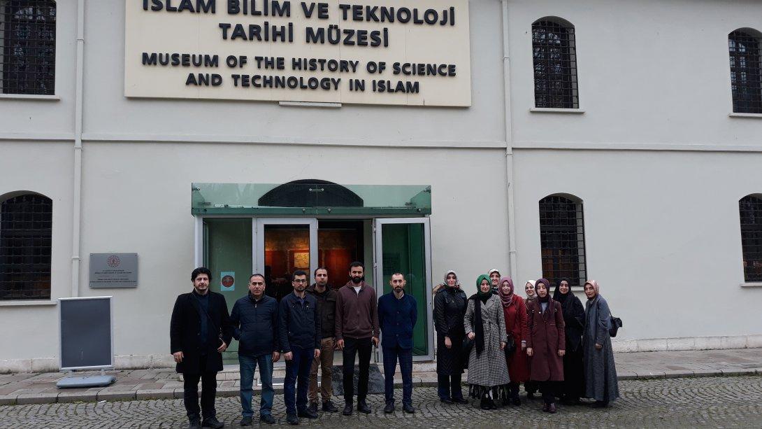 Din Kültürü ve Ahlak Bilgisi Öğretmen Gelişim Programı Kapsamında İslam Bilim ve Teknoloji Tarihi Müzesi Ziyareti